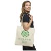 bolsa tote de algodón 220 g/m² con asas largas odessa burgundy/blanco vista3