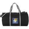 bolsa de viaje de lona 40l weekender burgundy/blanco vista1