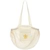 bolsa tote de malla de algodón orgánico con certificado gots de 100 g/m² pune burgundy/blanco vista1
