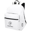 mochila grs de rpet 16l retrend burgundy/blanco vista1
