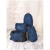 mochila de pet reciclado grs 12l baikal burgundy/blanco vista2