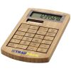 calculadora de bambú eugene burgundy/blanco vista1