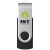 memoria usb básica de 8 gb rotate burgundy/blanco vista1