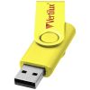 memoria usb metálica de 2 gb rotate burgundy/blanco vista1