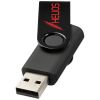 memoria usb metálica de 4 gb rotate burgundy/blanco vista1
