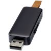 memoria usb retroiluminada de 8gb gleam negro intenso vista1