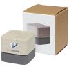 altavoz bluetooth® de paja de trigo aira burgundy/blanco vista1