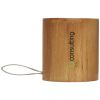 altavoz bluetooth® de bambú lako burgundy/blanco vista1