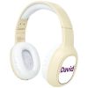 auriculares inalámbricos con micrófono riff burgundy/blanco vista1
