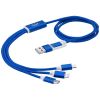 cable de carga 5 en 1 versatile burgundy/blanco vista1