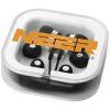 auriculares internos con micrófono sargas burgundy/blanco vista1