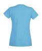 Camisetas manga corta fruit of the loom valueweight corte femenino azure blue vista 1