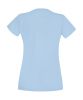 Camisetas manga corta fruit of the loom valueweight corte femenino sky blue vista 1