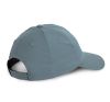 gorra efecto piel de melocotón - 6 paneles azul vista3