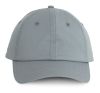 gorra efecto piel de melocotón - 6 paneles gris vista1