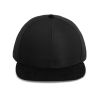 gorra snapback microperforada - 6 paneles negro vista3