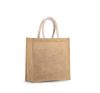 bolsa estilo cesta de tela de yute, modelo grande beige vista4
