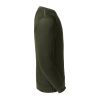 sudadera pure organic reversible manga larga dark olive vista3
