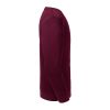 sudadera pure organic reversible manga larga burgundy vista3