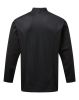 chaqueta de chef manga larga coolchecker® negro vista6