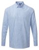 camisa vichy con cuadros grandes manga larga light blue/blanco vista2