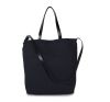 bolsa con bandolera de cuero azul vista2