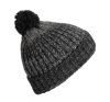 gorro con pompón gris vista4