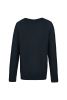 jersey cuello de pico niños manga larga navy vista4