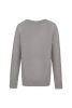 jersey cuello de pico niños manga larga grey melange vista4