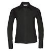 camisa non-iron manga larga mujer manga larga negro vista1