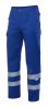Pantalones reflectantes velilla con cintas multibolsillos de algodon azulina vista 1