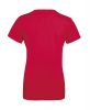 Camisetas manga corta fruit of the loom mujer sofspun red con logo vista 1