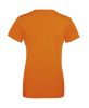 Camisetas manga corta fruit of the loom mujer sofspun orange con logo vista 1