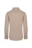 camisa safari manga larga hombre manga larga beige vista4