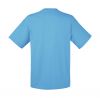 Camisetas manga corta fruit of the loom cuello v valueweight azure blue con publicidad vista 1