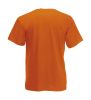 Camisetas manga corta fruit of the loom cuello v valueweight orange con publicidad vista 1
