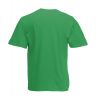 Camisetas manga corta fruit of the loom cuello v valueweight kelly green con publicidad vista 1