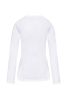 camiseta con elastán manga larga mujer manga larga blanco vista3
