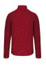 chaqueta jaspeada con cremallera hombre manga larga rojo vista3