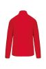 sudadera de entrenamiento 1/4 cremallera adulto manga larga rojo vista3