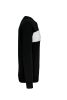 sudadera poliéster niños negro/blanco vista3