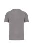 camiseta de deporte cuello de pico hombre manga corta gris vista3