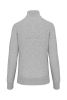 chaqueta de felpa con cremallera de mujer manga larga oxford grey vista3