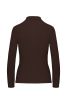 polo manga larga mujer manga larga chocolate vista3