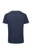 camiseta triblend cuello de pico hombre manga corta heather navy vista2