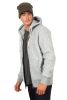 gorro de forro polar burgundy/blanco vista2