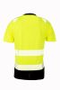camiseta de serguridad - material reciclado manga corta yellow/negro vista2