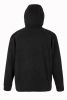 chaqueta capucha micropolar - material reciclado manga larga negro vista2