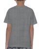 Camisetas manga corta gildan heavy niño graphite heather con logo vista 1