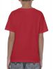 Camisetas manga corta gildan heavy niño red con logo vista 1